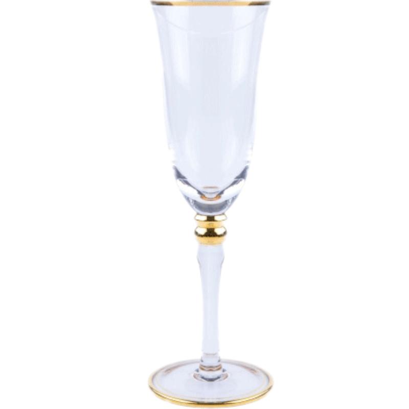 2 stk PhnomCrystal Glass Champagneglass Rødvinsglass, Vinglass Modellrom Vinsett Myk dekorasjon Spisebordspynt