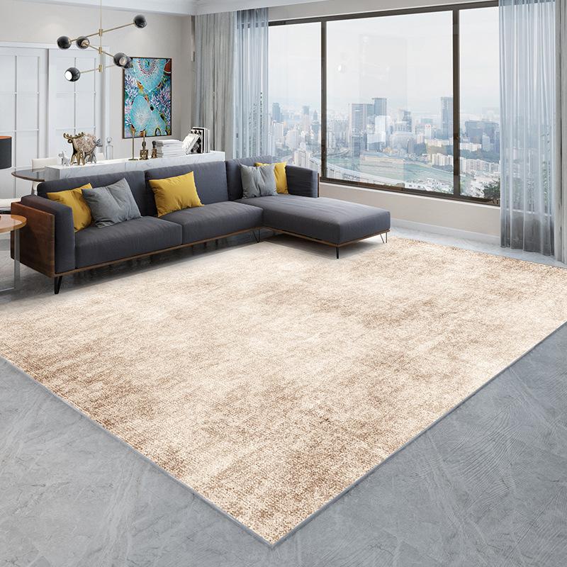 Modern Minimalist Solid Color Carpet Living Room Large Area Carpets Bedroom Decoration Rug Hotel Commercial Rugs Non-slip Mat