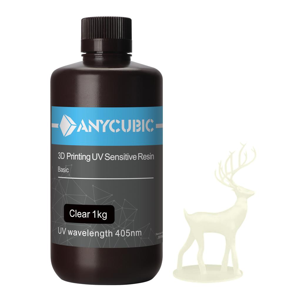 Original ANYCUBIC 3D Drucker Harz 405nm LCD Schnell-Aushärtung Harz Material Hohe Präzision Große