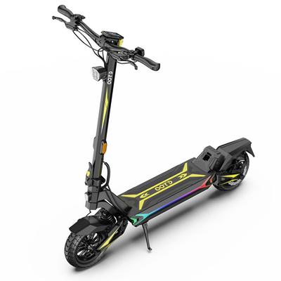 OOTD SR1 Electric Scooter 10" 1400W Motor Adult Electric Scooter 48V 20AH Foldable Max Load 120Kg Dual Disc Brake Black