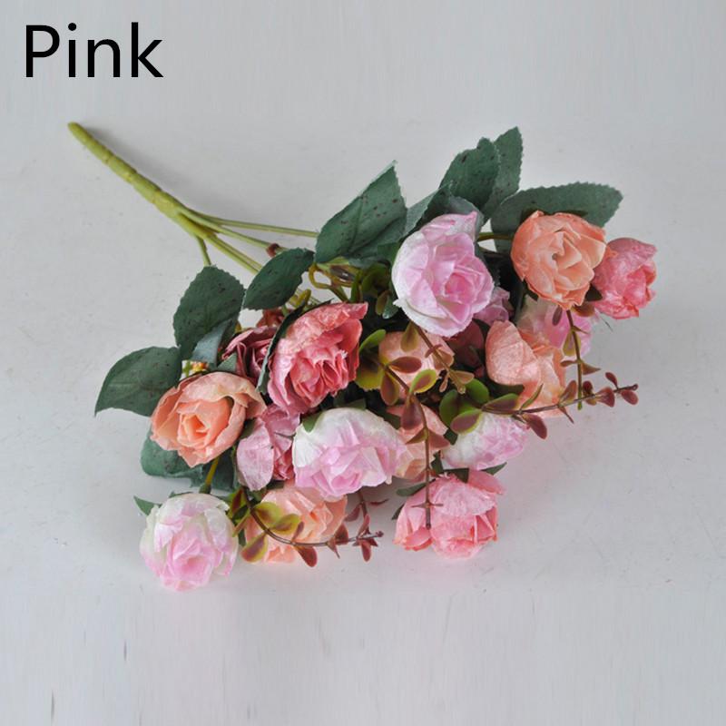 21 Heads Artificial Fake Rose Flowers Bouquet Wedding Party Home Offices Decor 21 Heads Artificial Fake Rose Flowers Bouquet Wedding Party Home Offices Decor