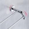 40/50/60cm Portasciugamani Doppio da Parete Binario per Hotel Scaffale da Bagno in Acciaio Inossidabile Porta Asciugamani Bagno Vendita all'Ingrosso