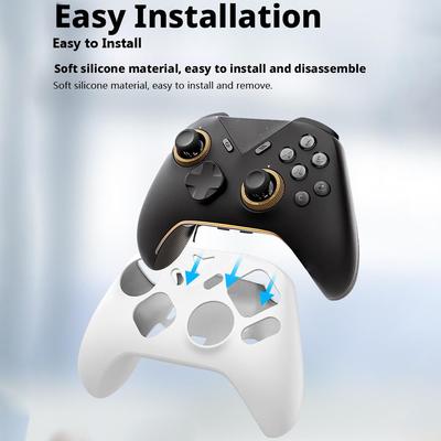 For Flydigi Black Warrior 5 Pro Silicone Protective Cover Game Controller Joystick Cap And Drop Protection Shell Dustproof Case