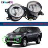 2 X 30W H11 Angel Eye LED Fog Light Car Fog Daytime Running Lamp DRL 12V For Mitsubishi Challenger Nativa Pajero Dakar 2008-2015