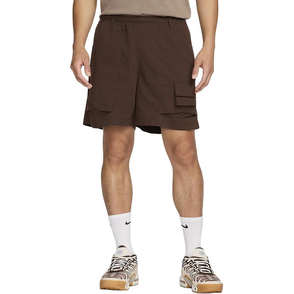 Nike Elastic Solid Color Pocket Casual Shorts Men Shorts Baroque-Brown FN3217-237