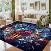 Bayern Munich Design Crystal Velvet Rug Soft Decorative Mat for Bedroom Entrance