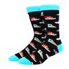 Large Size New Happy Funny Couple Trendy Socks Funny Personalized  Cartoon Jacquard Long tube cotton socks