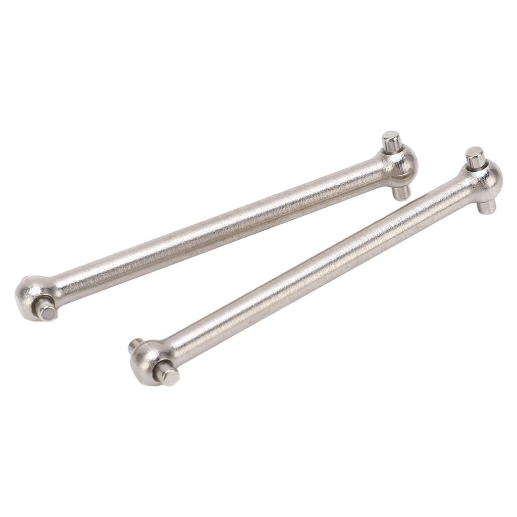 2Pcs Metal Stainless Steel Rear CVD Drive Shaft Dogbone for WLtoys 104072 Car RC Car Upgrade Parts Accessories