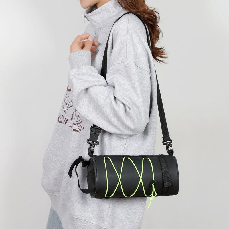 Bike Bag Portable Handlebar Pannier Multi-Purpose Waterproof Backpack Road Cycling Frame Tube Bag Elastic Band