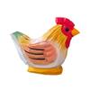 Handcrafted Solid Wood Rooster Carving - Cute Style for Living Room or Office Décor