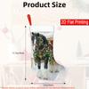 Christmas Decoration Fireplace Hanging Stocking 1pc Elegant Horse-Shaped Christmas Stocking Ornament - No Feathers, Dura
