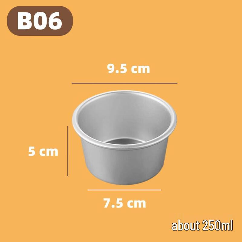 Ruhan Aluminum Round Pudding & Cake Molds Set