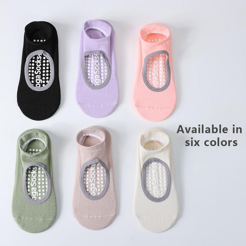 2023 New Yoga Socks Women Professional Non-Slip Pilates Sports Non-Slip Socks Summer Thin Backless Floor Socks