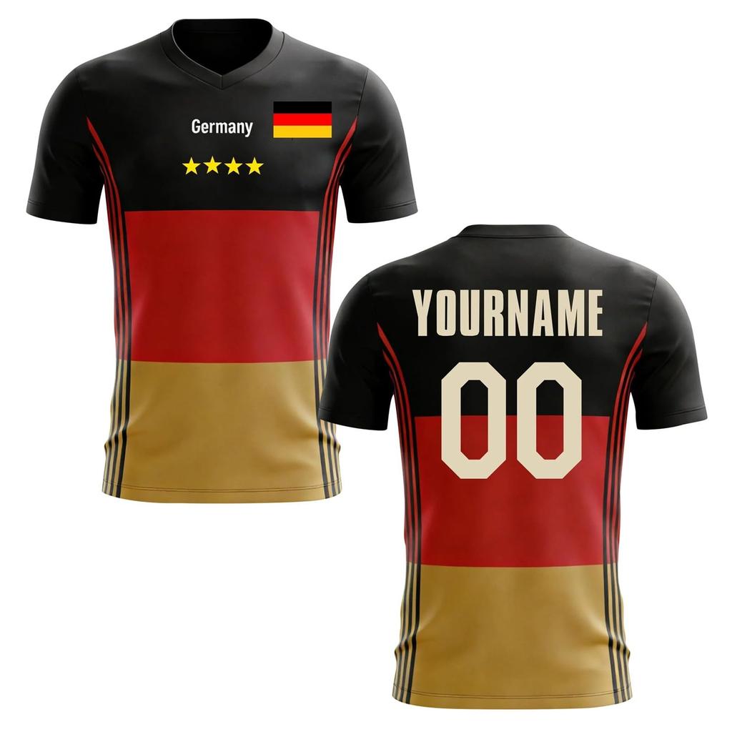 Custom Soccer Jersey 2026 Personalized Team Shirt Breathable Short Sleeve Athletic Uniform for Men and Youth