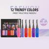 Bestauty   6Pcs x 15ml Hair Mascara Disposable Hair Dye Plant Extraction Easy Coloring Dual Porpose Colorful Mascara
