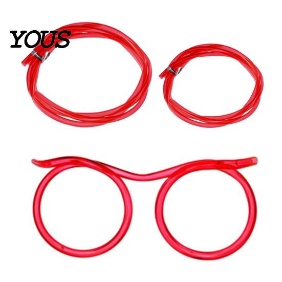 Drinking Straw for Glasses Funny Straw, Creative Eyewear Tube Parties, Bendable Flexible Plastic Juice Soda Milk Tea, Novelty Gag Gift Kids