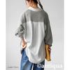 [antiqua] [Antica] Knit Docking Shirt Ladies PK-01268 Onesize 03 White
