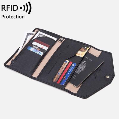 Cartera de Pasaporte Transfronteriza RFID: Portadocumentos de Viaje Multifuncional para Hombres y Mujeres