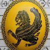 Viking Round Wooden Shield 66.04 Cm LARP Replica Shield Cosplay Knight Shield Home Decor Medieval Dragon Warrior