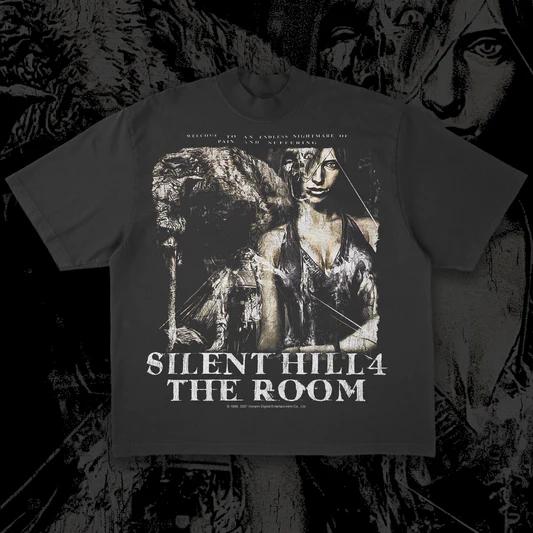 Tshirt Classic Game Silent Hill Tee Summer Casual Oversized Yk Hip Hop Short Sleeves Unisex Womens Clothing Tee