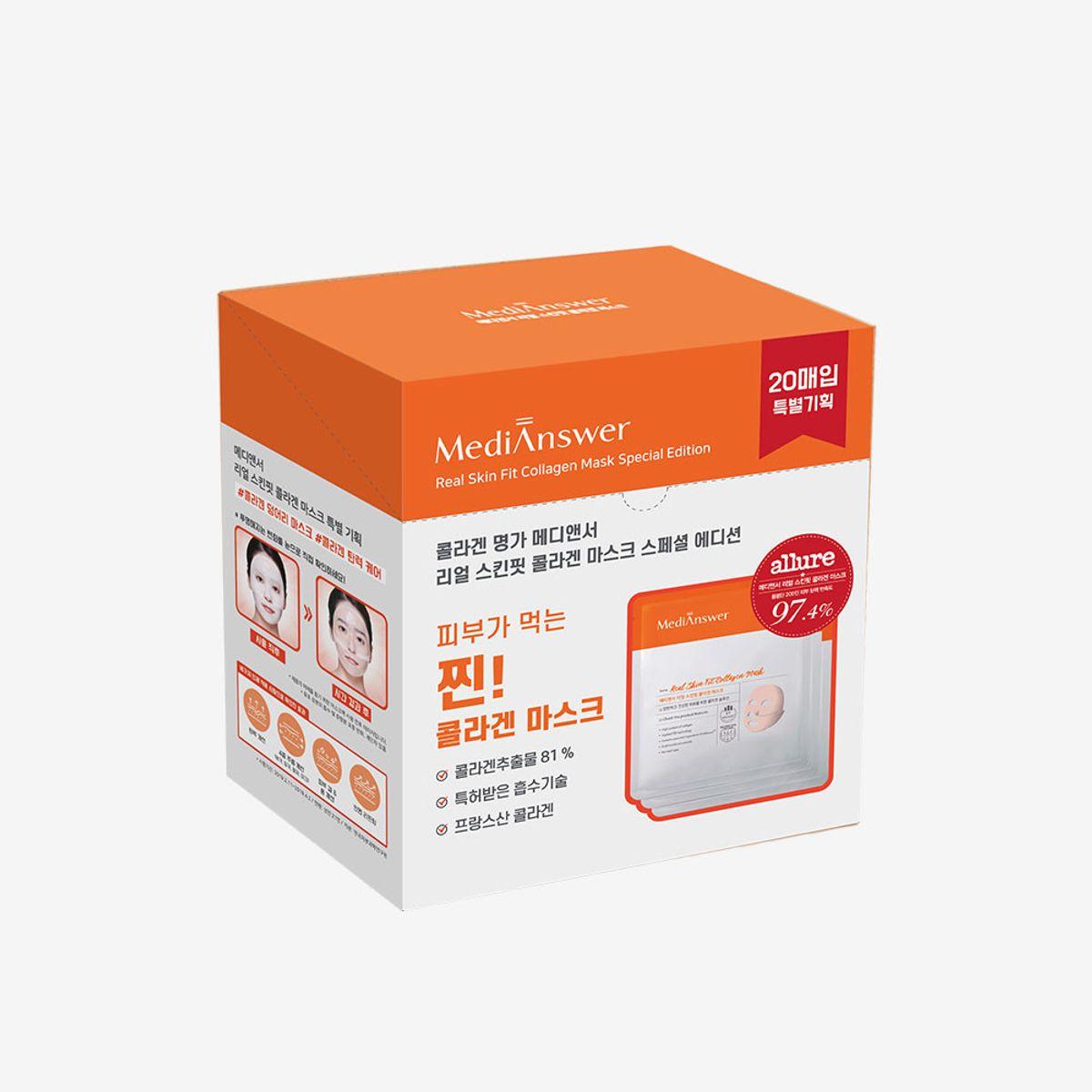 Real Skin Fit Collagen Mask (20 sheets)