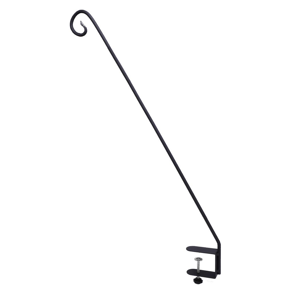 Vogelfutterspender Deckenhaken 32 Zoll Geländerhalterung Verstellbare Pflanzenhakenhalterung für Außenlaternen Windspiele