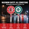 Reversible Traffic Sign LED Road Safety Sign Super Bright Signal Warning Sign  Parking Lot