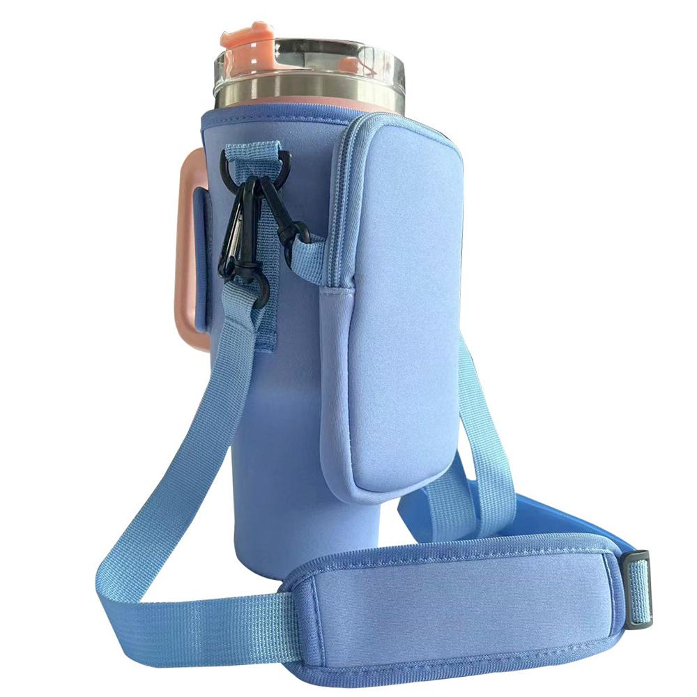 1PC Outdoor Multi-Functional Shoulder Strap Cup Sleeve, Adjustable Shoulder Strap Water Bottle Sleeve, Ice King Cup