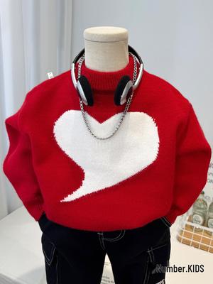 Winter 2025 Kids' Stylish Korean Knit Sweater