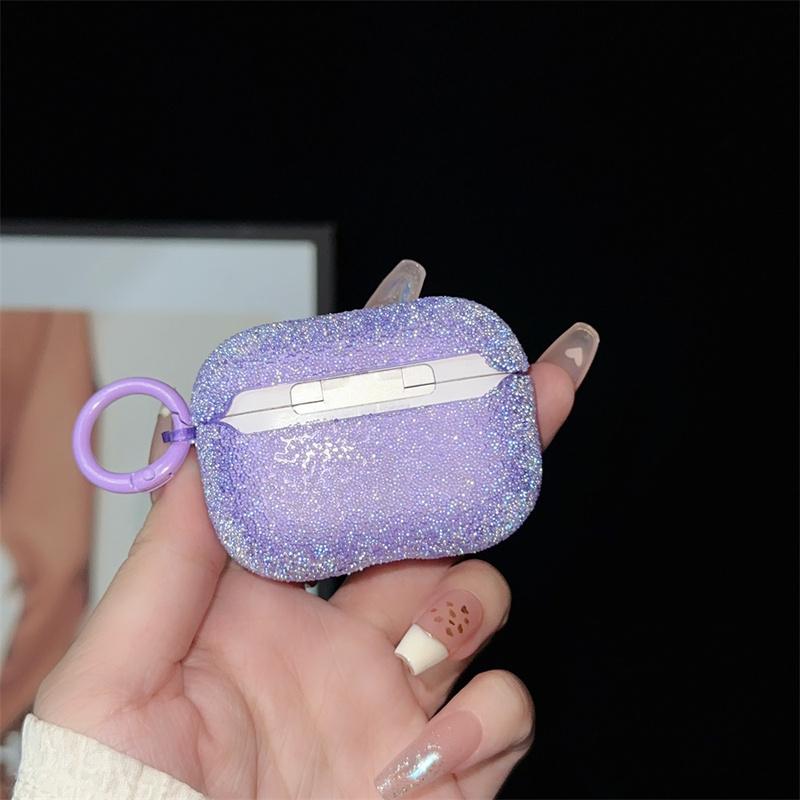 For Airpods Pro 3/Pro 2/Pro/4/3/2 Glitter Rhinestone Case Bling Matte Protective Funda Airpods Bluetooth Earphone Bag