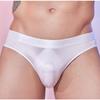 Men's Panties High Elastic Briefs Sexy Hollow Out Butt See Through Underwear U Convex Pouch Gay Underpants Male Lingeries