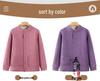 Fleece-Lined Thermal Cardigan and Thick Winter Coat for Middle-Aged and Elderly Women