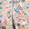 Used Washable kimono, small pattern, lining, polyester, length 161, sleeve 65, casual