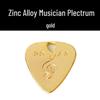 Electric Guitar Metal Pick Pendant - Zinc Alloy Steel Sheet Necklace