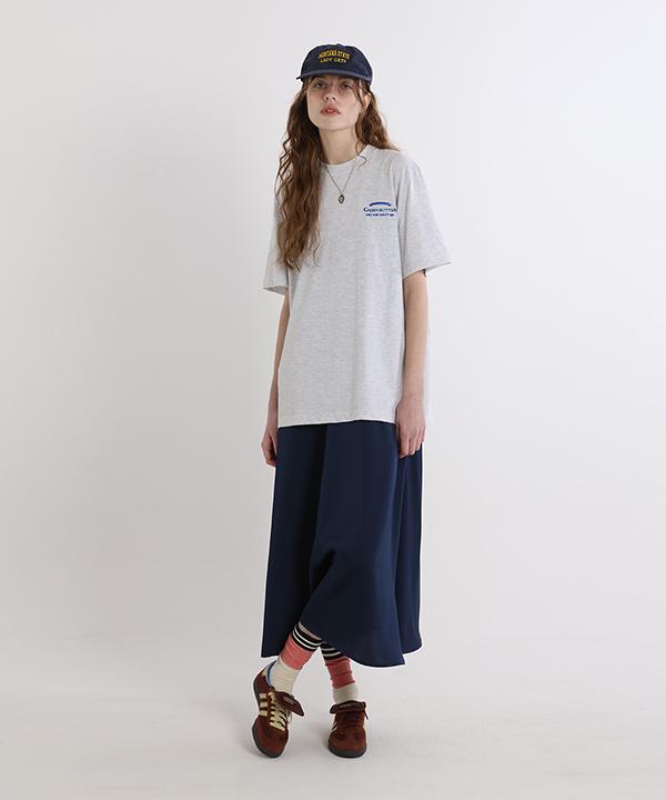 GREENBUTTER Needlework Logo Tee (L/Melange)