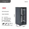 1.2m Floor-Standing Network Cabinet 37U Server Rack with Monitoring Switch & Router Compatibility