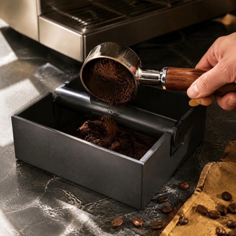 9.45 Inch Knock Box Rod Polyurethane Plastic Espresso Knock Box For Coffee Grounds