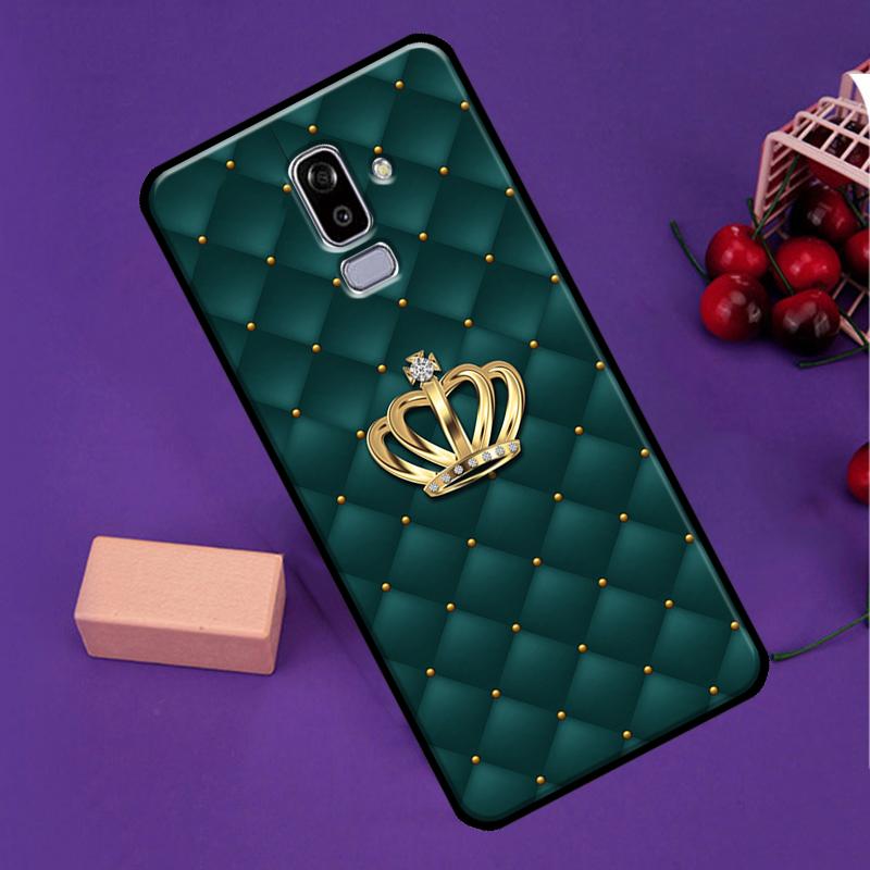 Quilted Texture Sofa Pattern Crown Phone Case For Samsung Galaxy J3 J5 J7 2017 J1 A5 A3 2016 J8 J4 J6 Plus A6 A8 A7 A9 2018
