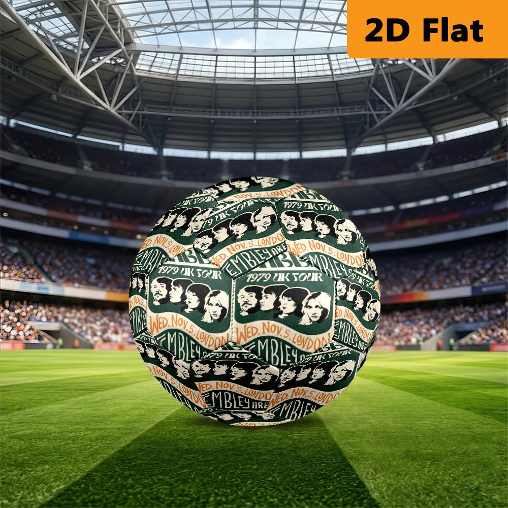 Rock Legends Unite Soccer Ball Suitable for Both Training and Competition Very Elastic No. 5 Football Outdoor Sports Unique Football Gifts
