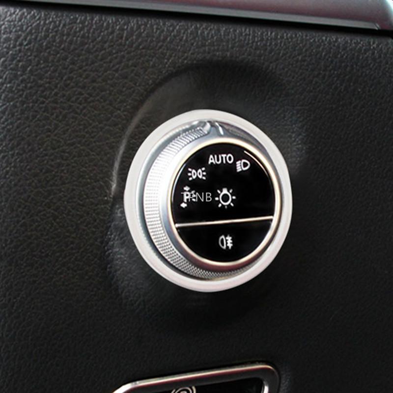 For Mercedes Benz C Class W206 C200 C220 C260 C300 2022+ Headlamp Switch Trim Ring Accessories