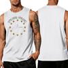 Camiseta sin mangas para hombre Casual Holgada Verano Camiseta para Músculos Tejido Suave Transpirable Cómoda para el Uso Diario