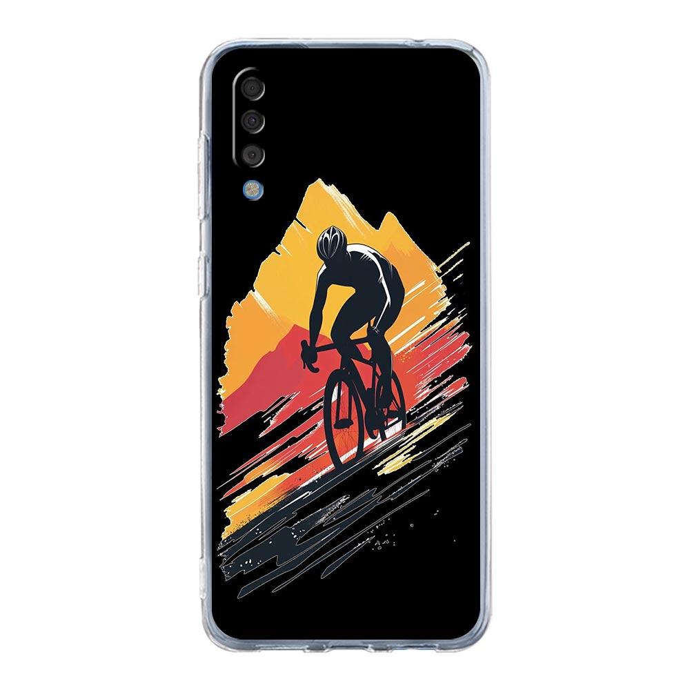 Phone Case For Samsung A56 A36 A26 A16 A14 A12 A22 A32 5G A34 A42 A52 A54 A50 A70 A40 A20S A04S A06 Cover Mountain Bike Cycling