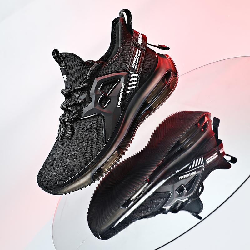 Large size new autumn running shoes breathable fly-woven mesh sports and leisure shoes blade shoes