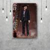 doc holliday Classic Poster Rusty Metal Plaque Retro Decorative Plate Bar Man Cave Garage Club Metal Sign Wall Decoration