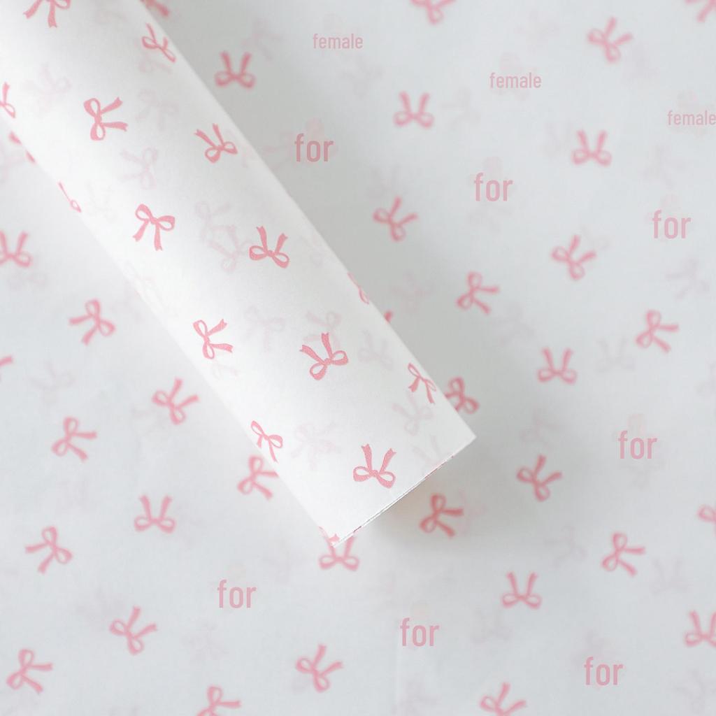 38g Korean Style Floral Thick Pear Bouquet Wrapping Paper for DIY Floral Arrangements