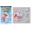 Snowflake Santa Snowman Merry Christmas Window Sticker Holiday Window Stickers  Party Supplies