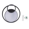Modern LED Ceiling Light Dimmable Contemporary Black Flush Mount Ceiling Light Fixture for Bedroom