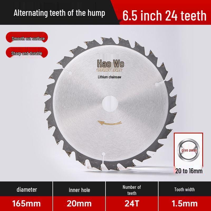 Anti-Nail Carbide Woodworking Saw Blade, Aluminum Cutting, 4-7 Inch for Handheld Angle Grinders