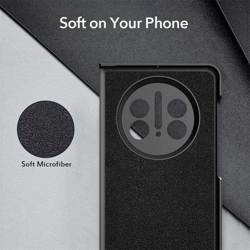For Huawei Mate X5 / Mate X3 Case Wrist Strap Bracket Leather Strap  With Tempered Film Folding Shockproof Cover