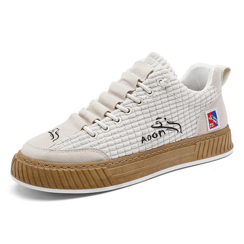 

2024 Новые модные мужские парусиновые кроссовки на плоской платформе Кроссовки мужские уличные хип-хоп дизайнерские туфли мужские Harajuku вулканизированные туфли 41